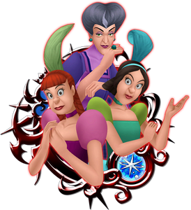 Lady Tremaine & Daughters 6★ KHUX
