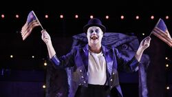 As a clown