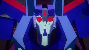 Thundercracker said "Holy Megatronus" when he saw Shockwave on screen