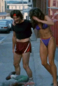 WandaTheToxicAvengerG1.gif (4.88 MB) Taking pleasure in Melvin's pain as he writhes around in agony from chemical burns