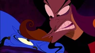 Jafar ordering Genie to make him the sultan of Agrabah.
