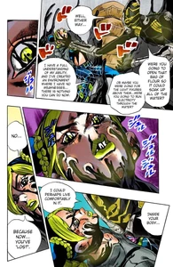 Foo Fighters attempting to possess Jolyne.