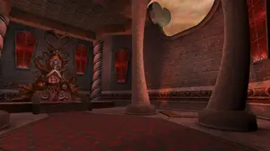 Queen of Hearts throne room.