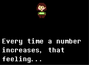 "Every time a number increases, that feeling..."