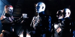 Angelique with the other Cenobites