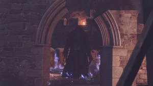 PesantaCastleWalls.jpg (237 KB) Pesanta on the castle walls.