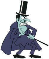 Snidely Whiplash as he appears in Dudley Do-Right