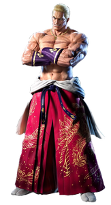 Geese Howard in Tekken 7.