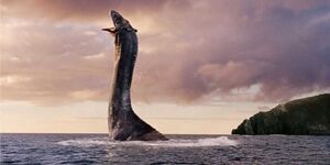 The Loch Ness Monster as depicted in the movie The Water Horse.