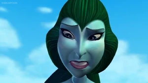 The Lady is shocked that Popeye would prefer Olive over her.