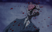 One of Colonel Col. Ferguson's Remains Splattering on Larson's Face