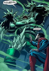 Doomsday as Superman's hallucination by fear toxin