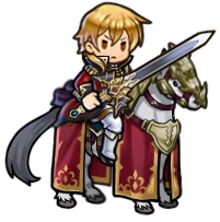 Eldigan's sprite in Fire Emblem Heroes.