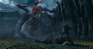 Lord Redmane fighting Kongwen