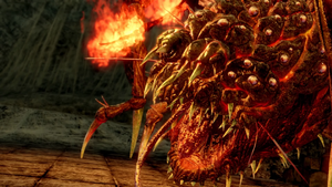 Quelaag's spider half.