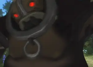 Sergueï reaching his hand to capture Rayman.