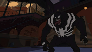 Venom in Spider-Man 2017.