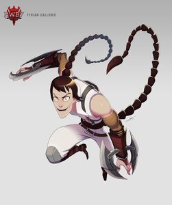 Tyrian as he appears in RWBY: Amity Arena.