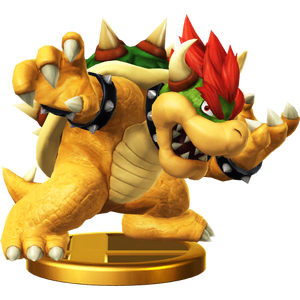 Bowser Trophy In Smash Bros For Wii U And 3ds