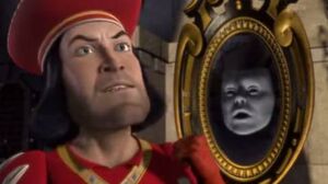 Farquaad and the Magic Mirror.