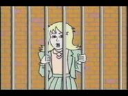 Patty is shedding tears in jail