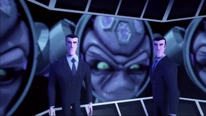 Kraang Prime waiting for Raph's response.