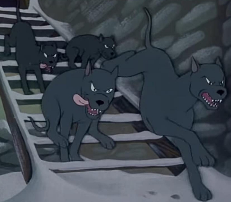 what kind of dogs were in animal farm