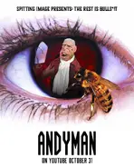 Andrew in a Halloween parody of "Candyman".