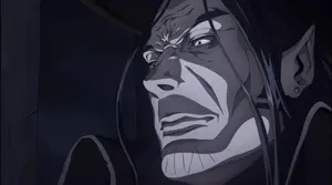 Death, disguised as his alter-ego, Varney.