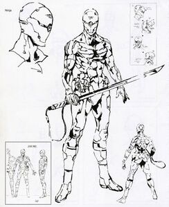 Gray Fox Exoskeleton Concept Art MGS