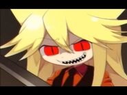 Moge-ko's evil grin.
