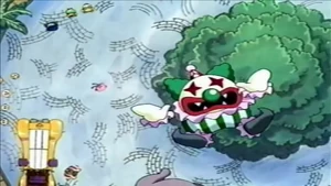 Kirby throwing Whippy to his demise.