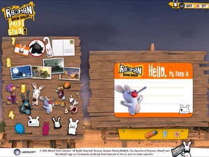 Sergueï in the left side of the print studio section.