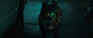 A Zombie Dog in the reboot film trailer.