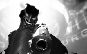 Goro Akechi as the Black Mask.