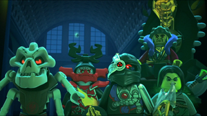 Cryptor, Kozu, Chen, Samukai and Morro (Day of the Departed)