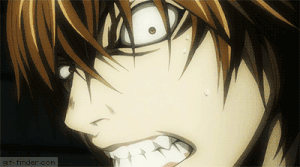 Light's villainous breakdown.