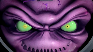 Kraang Prime's evil grin.