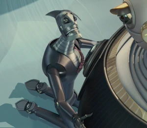 "NO! Wait, please! Listen to me! THIS JOB IS MY LIFE! Ratchet begs Bigweld for mercy.