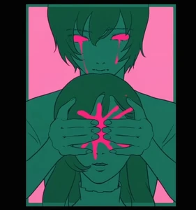 ThanatosImage11.jpg (64 KB) Ditto, but with the protagonist's eyes painted pink.