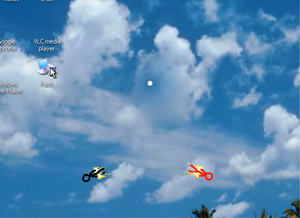 The Chosen One appears for the last time in Animator vs. Animation 3, seconds before the computer explodes.