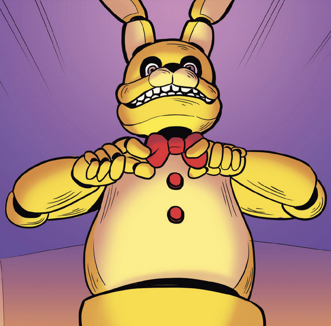 FREDBEAR AND SPRING BONNIE ARE HIDING BACKSTAGE IN FNAF 1..