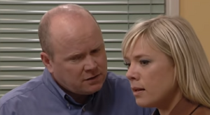 Phil confronts Sharon when she admits that she knew that he was Louise's father for months.