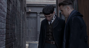 Grindelwald with Credence Barebone