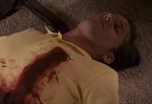 Jim Watson after being shot by Kaitlyn.