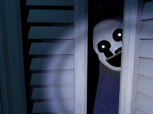 Nightmarionne in the closet.