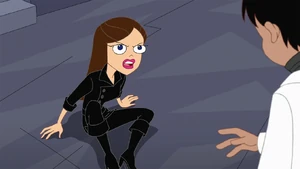 A disgusted Vanessa berating Rodrigo for his betrayal and plans for world domination.