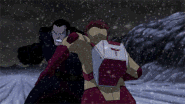 Savage fighting Wally/Kid Flash