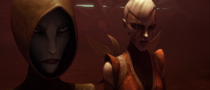 Naa'leth stood next to Ventress and admitted their failure.