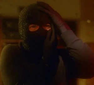 Alex after being axed in the head.